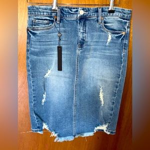 NWT BLANKNYC Denim knee length skirt 29
